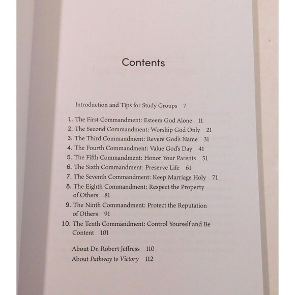 The 10 Study Guide By Dr. Robert Jeffress Pathway to Victory 2023 Trade PB - Picture 4 of 4